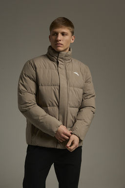 Пуховик короткий Серый Training Down Jacket