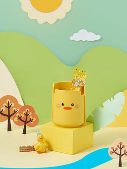 Стакан для канцелярских принадлежностей "Chick", yellow