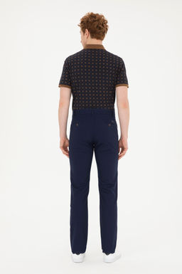 Мужские темно-синие брюки из плотной ткани/чиносы - U.s. polo assn фото 4