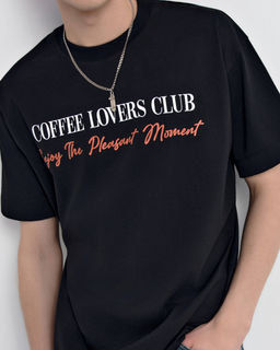 CONTE Удлиненная oversize-футболка из хлопка с рисунком Alter ego LD 2702 black-alter ego