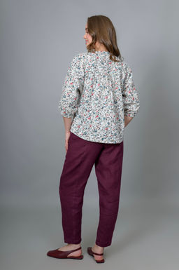 Блуза лен 70%, хлопок 30%