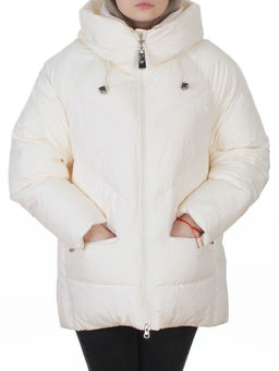 8808 MILK WHITE Куртка зимняя женская (150 гр. холлофайбер)