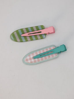 Набор заколок для волос GIRLY 2 шт. "Summer pattern", pink