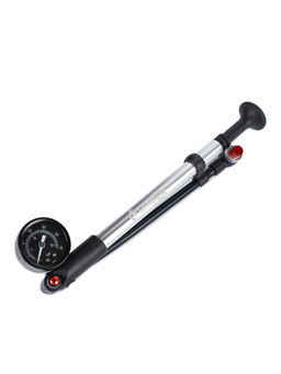 Велонасос для MTB вилок COMIRON PLUG, алюминиевый цилиндр, пластиковая ручка, Presta-Schrader, 20,7 бар (300 Psi). /уп 30 - Галеонтрейд фото 15