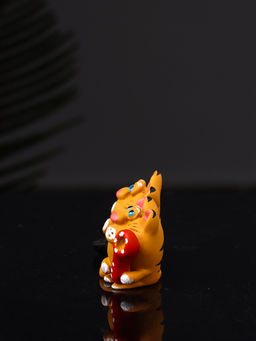 Фигурка полистоун «Два кота с яичницей», 3.2×7×2.6 см