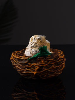 Фигурка полистоун «Совушки в гнезде», 7.5×10×9.2 см