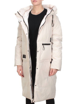 2236 MILK Пальто женское зимнее AKIDSEFRS (200 гр. холлофайбера) - Фабричный китай фото 9