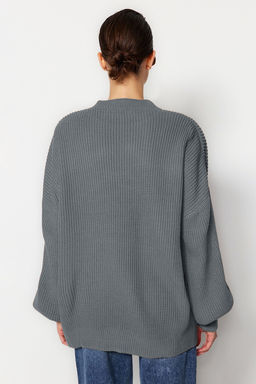 Vizon Genis Kal?p Basic Triko Kazak TWOAW23KZ01448 - Trendyolmilla фото 29