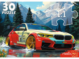 Puzzle 30 элементов "Крутая машина" (ПУ30-3180) крупные детали