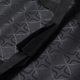 Сумка - переноска для животных Люкс, ПВХ, жаккард, 49 х 30 х 35 см, чёрная - Пижон фото 12