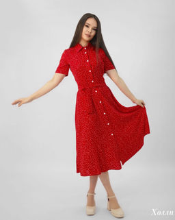 Платье Холли (красный)
