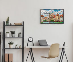 Кристальная (алмазная) мозаика ФРЕЯ ALVR-332 Улицы Люцерна 40 х 25 см