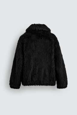 FAUX FUR JACKET HARRY LAMBERT FOR ZARA X DISNEY  фото 8