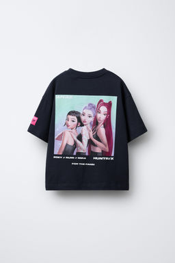 KPOP DEMON HUNTERS NETFLIX  PRINTED T-SHIRT - Zara фото 7