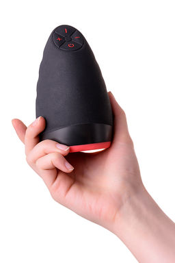 Перезаряжаемый мастурбатор Erotist Lava с подогревом, силикон, черный, 13 см.  фото 3