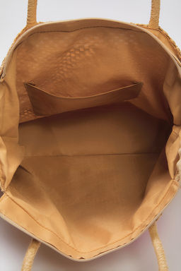Camel Nak?sl? Puskul Detayl? Has?r Kad?n Maksi Boy Tote Omuz Canta TAKSS25OC00049 - Trendyolmilla фото 8