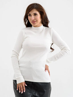 Водолазка кашкорсе рубчик Хлопок 95% лайкра 5%(стойка) - Оптима фото 31