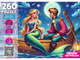 Puzzle 260 элементов "Оживи мультфильм. Русалочка" (П260-3556)