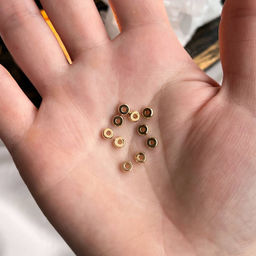 Бусины-разделители, спейсеры (10 шт) - Радуга самоцветов фото 2