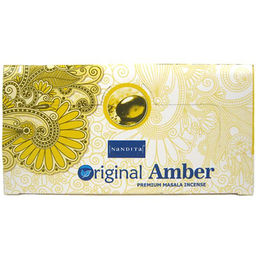 Прямоуг. благовония Amber АМБЕР 15 гр. блок 12 шт.