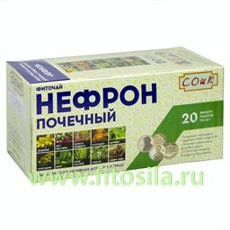 Почечный "Нефрон" фиточай "СОИК", 20 ф/п х 1,5 г