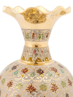 Ваза 8 №В3275/13/1 (TAJ WORK WHITE COLOUR) - Ганг фото 3