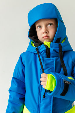 Парка зимняя Sport junior, синяя - Inzibe фото 6