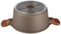 51471 WERNER Кастрюля DONO 24,0x11,5 см/4,3 л с индукционным дном, с двухслойным мраморным антипригарным покрытием Pfluon, бакелитовая ручка с покрытием Soft Touch, крышка с силиконовым ободом. Матери  фото 8