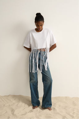 Футболка с бахромой - Mollis фото 3