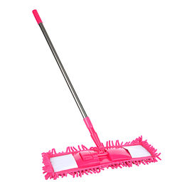 Швабра VETTA с насадкой из микрофибры букли, телеск.черенок 120 см, нерж сталь, NP-7212, 444-269