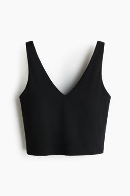 Top de deporte cropped con SoftMove - H&m фото 2