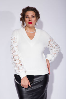 Джемпер Liliana 1205н белый  фото 5