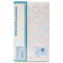 Простыня на резинке Ассорти 60х120х12, перкаль, 100% хлопок, в ассортименте - Традиция фото 4