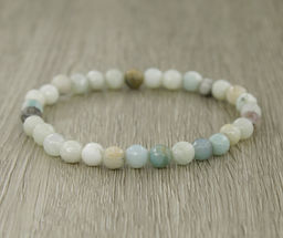 Браслет Классика из граненых шариков амазонита - Agat77 фото 2