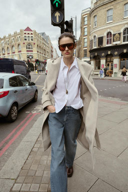 SOFT HOODED COAT