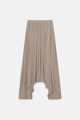 PANTAL?N BOMBACHO FLUIDO / Camel claro - Zara фото 4