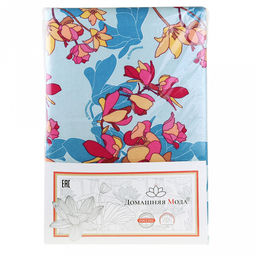 "Аромат магнолии" Скатерть-дорожка на стол рогожка 50х150см, 160г/м2, хлопок 100%, "Домашняя мода" (Россия)