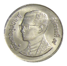 Монета 1 бат 1988 года Таиланд