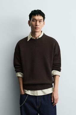 COTTON TEXTURE SWEATER - Zara фото 2