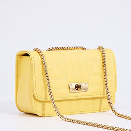 Сумка-мессенджер на клапане, цвет жёлтый - Simaland фото 5