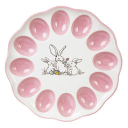 Тарелка для 12-ти яиц, L26 W26 H2,5 см