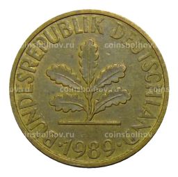 10 пфеннигов 1989 года D Германия