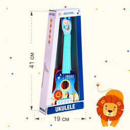 Игрушка музыкальная укулеле Зоопарк, цвета МИКС - Simaland фото 5