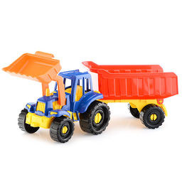 Трактор Бульдозер "Иван" с прицепом Классический