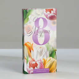 Подарочный набор, блок бумаг для записей, стикеры, ручка С 8 Марта