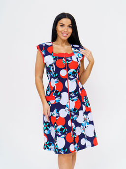 Халат женский, цвет синий