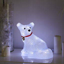 ULD-M3225-032/STA WHITE IP20 FOX Фигура светодиодная Лисенок, 33*25см, 32 светодиода. Белый свет. Провод прозрачный. TM Uniel - Volpe фото 7