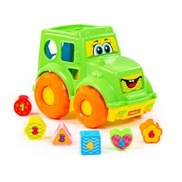 Игрушка развивающая Трактор (в сеточке) - Полесье фото 9