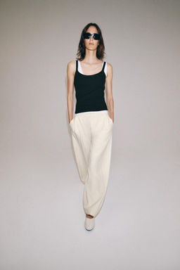 CAMISETA RIB TIRANTES / Plomo - Zara фото 2