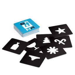 Новогодняя падающая башня Искать, не ронять, 54 бруска, наклейки, 50 карт, 18+ - Лас играс фото 4